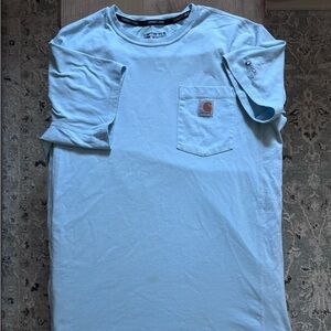 Carhartt Men's Light Blue Short Sleeve Tee
